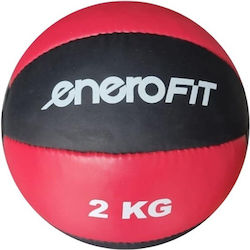 Enero Μπάλα Medicine 2kg σε Κόκκινο Χρώμα