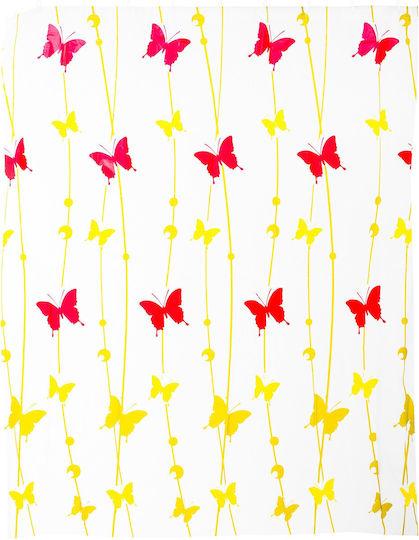 Sourcing Map Stoff Duschvorhang 180x180cm