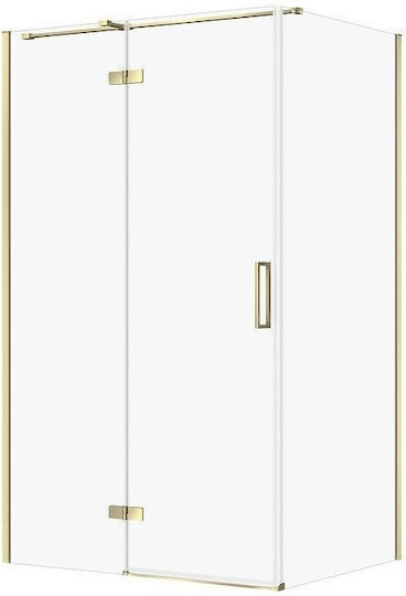 Cersanit Cabin for Shower with Sliding Door 120x90x195cm Oro