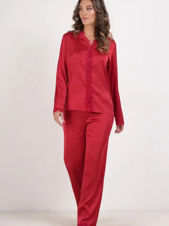 Bonatti Winter Damen Pyjama-Set Rot