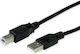 Roline USB 2.0 Kabel USB-A-Stecker - USB-B-Stecker Schwarz 0.8m