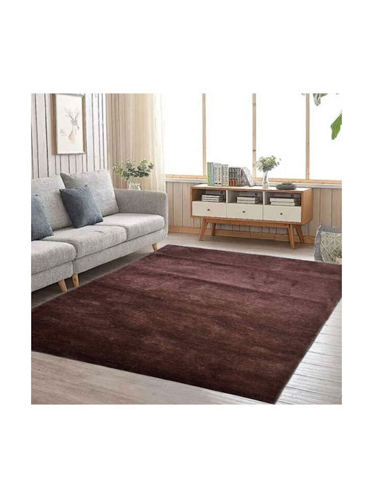 SpitiBazaar Χαλί Ορθογώνιο Καφέ 100x200cm