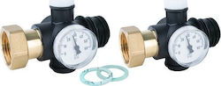 Afriso Procalida Set Two Valves Thermometers Manual Air Vents 81 273
