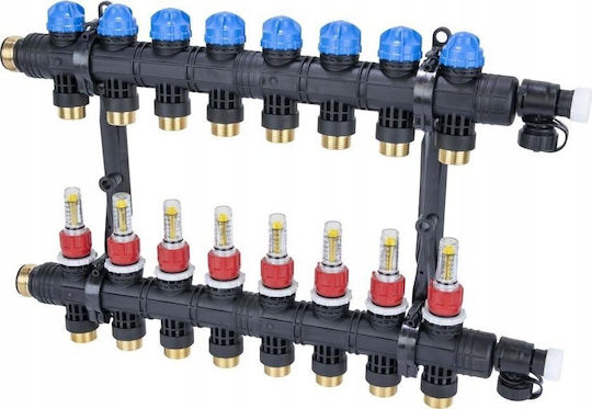 Afriso Afriso Διανομέας Procalida Ef1 K 8 Κυκλώματα Θέρμανσης G1" 0 2÷1 6 L Min 81268