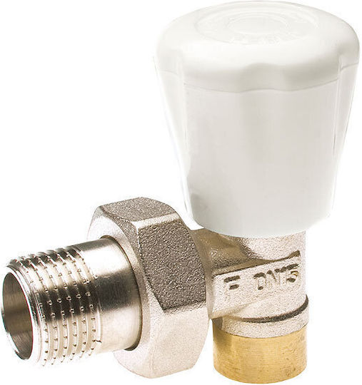 Γωνιακή Βαλβίδα Καλοριφέρ Ferro 1/2" Zg5ly