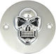 Camshaft Cover Harley Davidson '99-'17 Twin Cam Skull Point Cover 5-hole Chrome