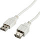 USB 2.0 Кабел Тип A-A Мъжки Женски 3м