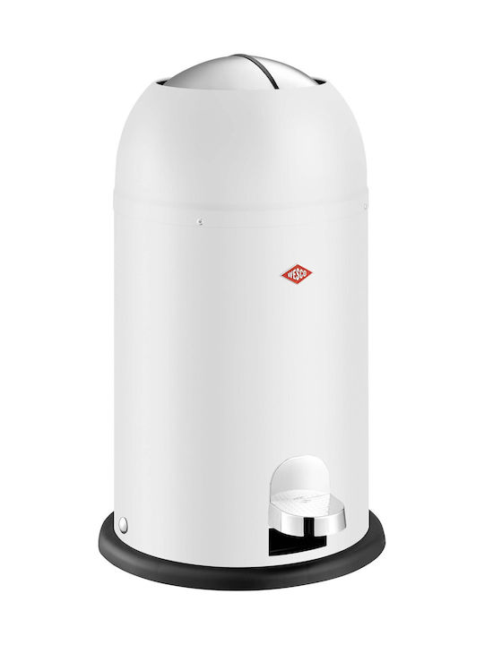 Wesco Waste Bin Waste Plastic White 1pcs