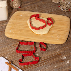 Christmas Stainless Steel Cookie Cutter Set 5 Pieces F-v Santa 204672