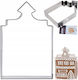 Steel Cookie Cutter House 10 cm