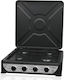 Lexical Liquid Gas Countertop with 4 Burners Black