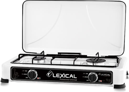 Lexical Countertop Burner Flüssiggas Double Weiß