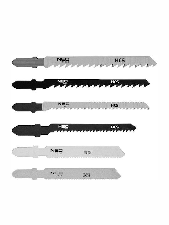 Sägeblätter Set 6 10 12 21 Tpi Hcs Hhs Bim T-Schlüssel 6 Stück