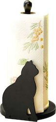 Maximex Wooden Paper Towel Holder Black