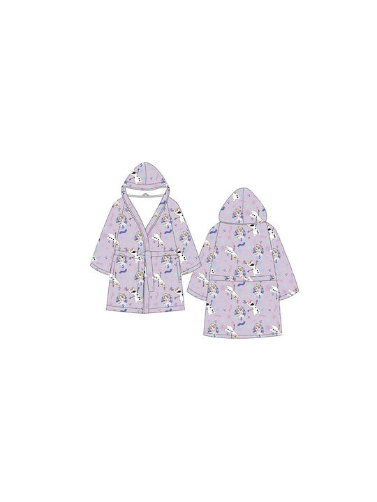Dimcol Kids Hooded Bathrobe Lila