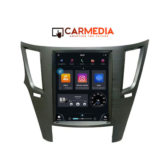 Carmedia Ηχοσύστημα Αυτοκινήτου για Subaru Legacy / Outback 2009-2018 (Bluetooth/USB/WiFi/GPS/Apple-Carplay/Android-Auto) με Οθόνη Αφής 9.7"