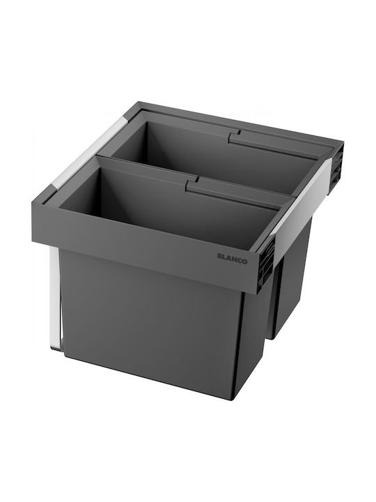 Blanco Waste Bin Waste Plastic for Cabinet Gray...
