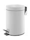 Wesco Wesco Plastic Waste Bin with Pedal White 5L
