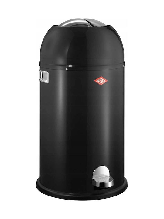 Wesco Κάδος Απορριμμάτων Πλαστικός Μαύρος 33lt