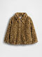 Kids Cardigan Fur Animal Print
