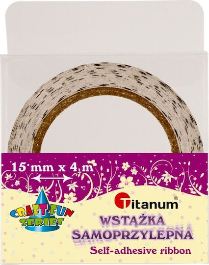 Titanum Διακοσμητικό Αυτοκόλλητο για DIY Κατασκευές Εκρού 150x400εκ.