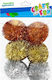 Craft Fun Decorative Pom Pom 6pcs 45mm Mix Glitter Cf 12/96