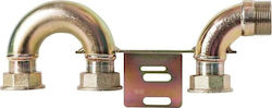 Insulating Gas Meter Connection G4/g6 130mm Union 5/4” X Gz 5/4” Left Bracket Insulating Gas Meter Connection G4/g6 130mm Union 5/4” X Gz 5/4” Left Bracket