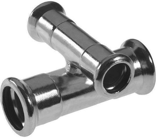 Kan-therm Τετράγωνο 90° Διέλευσης 22x15x22x15mm Χάλυβας 620290.0