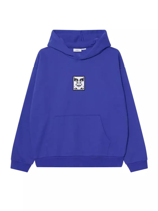Obey Φούτερ με Κουκούλα Dazzling Blue