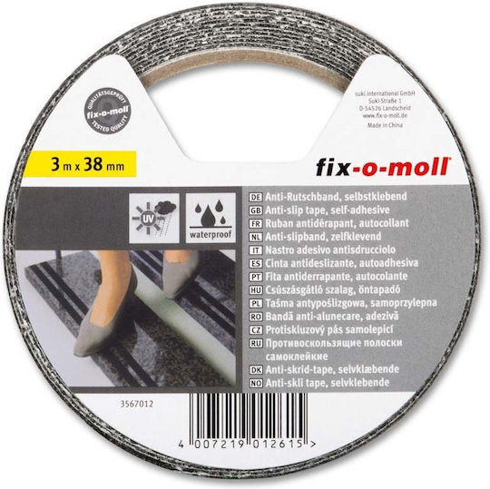 AWTools Αυτοκόλλητη Υφασμάτινη Ταινία Μαύρη 38mm 4007219012615