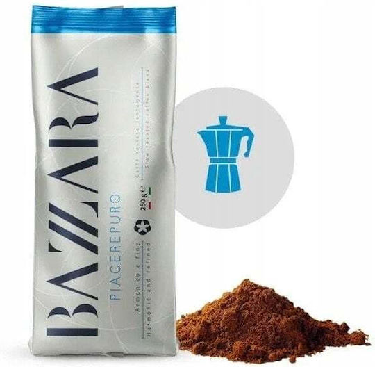 Bazzara Espresso Kaffee Piacerepuro Bohnen 250gr