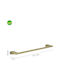 Gedy Single Wall-Mounted Bathroom Rail Gold