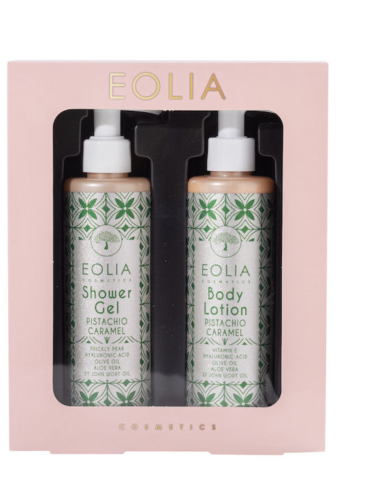 Eolia Cosmetics Pistachio Caramel Σετ Περιποίησης για Καθαρισμό Σώματος Eolia Cosmetics Pistachio Caramel Σετ Περιποίησης για Καθαρισμό Σώματος