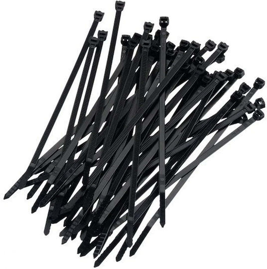 Onnline Cable Tie 203x2.5mm UV 100pcs Black CV-200MW