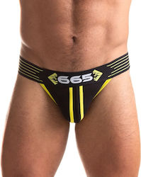 665 Leather Ανδρικό Εσώρουχο Jockstrap Κίτρινο