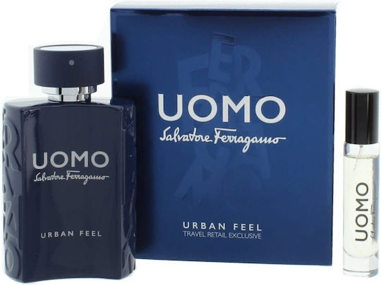 Salvatore Ferragamo Uomo Мъжки Комплект с Eau de Toilette