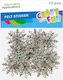 Decoration Bn Felt Snowflake Spray 12pcs Cf12/28