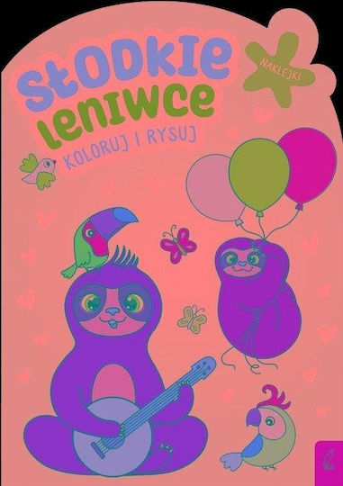 Foksal Color And Draw Sweet Sloths 95018