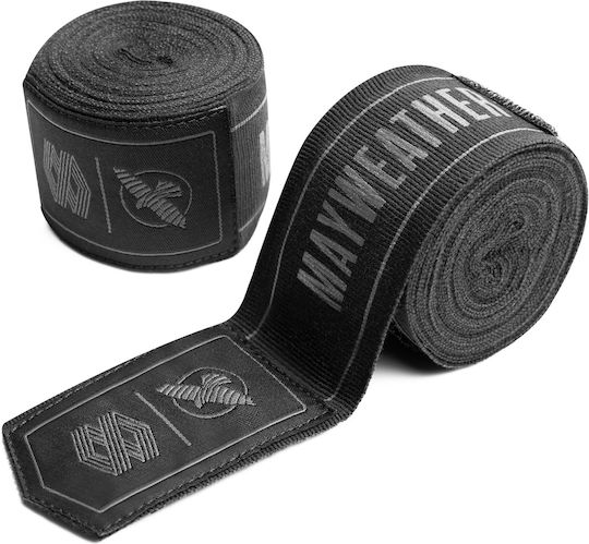 Μπαντάζ Hayabusa Mayweather 180” Stretch Hand Wraps Black Grey