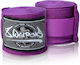 8 Weapons Semi-Elastic Martial Arts Hand Wraps 5m Purple