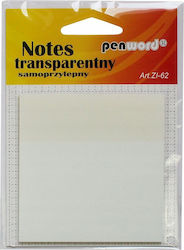 Διαφανείς Αυτοκόλλητες Σημειώσεις Stickn 75x75mm 50k Διαφανείς Αυτοκόλλητες Σημειώσεις Stickn 75x75mm 50k