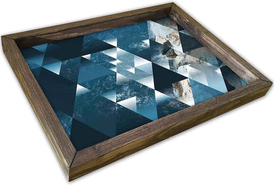Aberto Design Ξύλινος Δίσκος Σερβιρίσματος 30x40cm