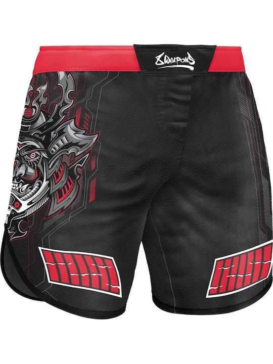 8 Weapons 8310012-BKRE MMA Shorts Black