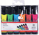 Office Products Highlighters Color Mix 6pcs (Μiscellaneous Colours)
