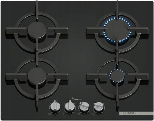 Bosch Serie 6 Natural Gas Cooktop Autonomous 59x52εκ.