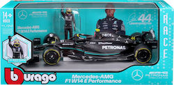Bburago 18-28037 Diecast Racing F1 Mercedesamg W14e #44 Lewis Hamilton Scale 1:24 Driver Figure Bburago 18-28037 Diecast Racing F1 Mercedesamg W14e #44 Lewis Hamilton Scale 1:24 Driver Figure