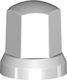 Truck Lug Nut Caps Long White 33mm 10 Pieces 941962/pla 941962/pla