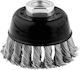 Perie De Capăt 80 Mm Fir Răsucit Inox M14