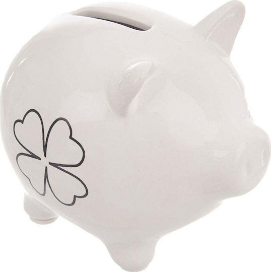 Orion Ceramic Piggy Bank Clover 10 Cm