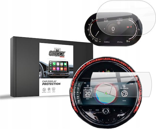 Grizzglass Cardisplay Керамично Фолио Защита Mini Cooper Se 2020-2023 2в1